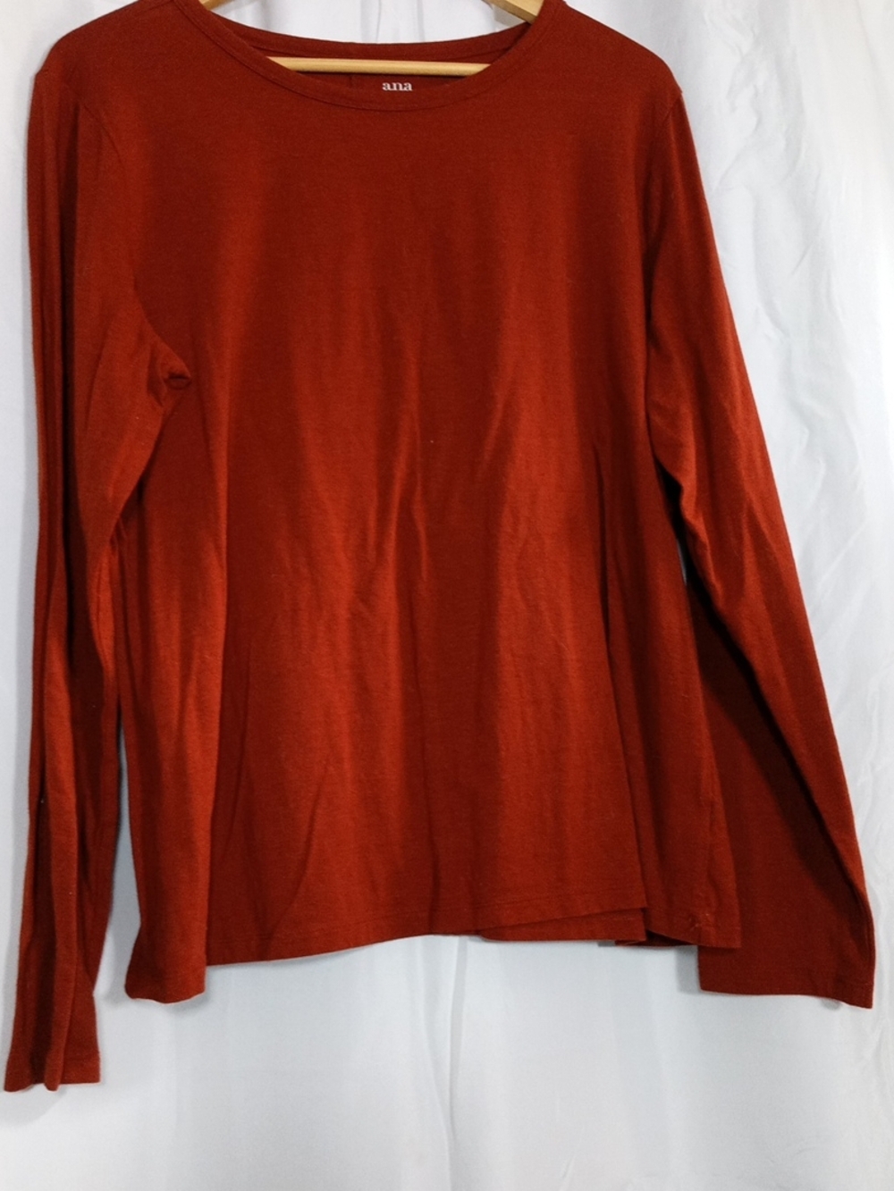 a.n.a Rust Long Sleeve Tee